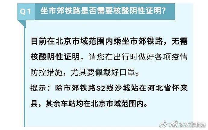 疫情期间北京进出最新政策详解