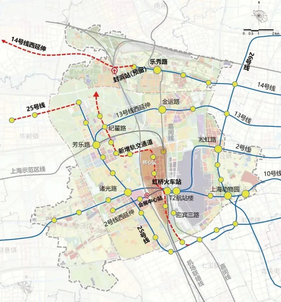 上海大虹桥最新规划图，重塑城市门户的宏伟蓝图